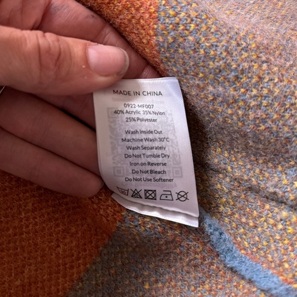 Passenger Vista Recycled Knit Cardigan Yellow Nature Boho Size S Warm Cozy - Picture 7 of 8